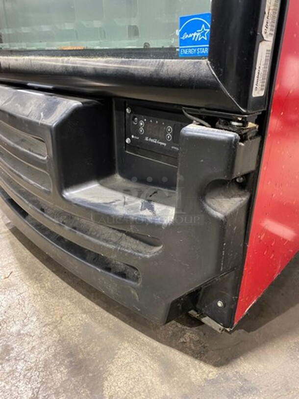 2012 Imbera Commercial Single Door Reach In Cooler Merchandiser! With View Through Door! Poly Drink Racks! Model: G319 SN: 534121112788 115V 60HZ 1 Phase! Working When Removed! - Image 9 of 9