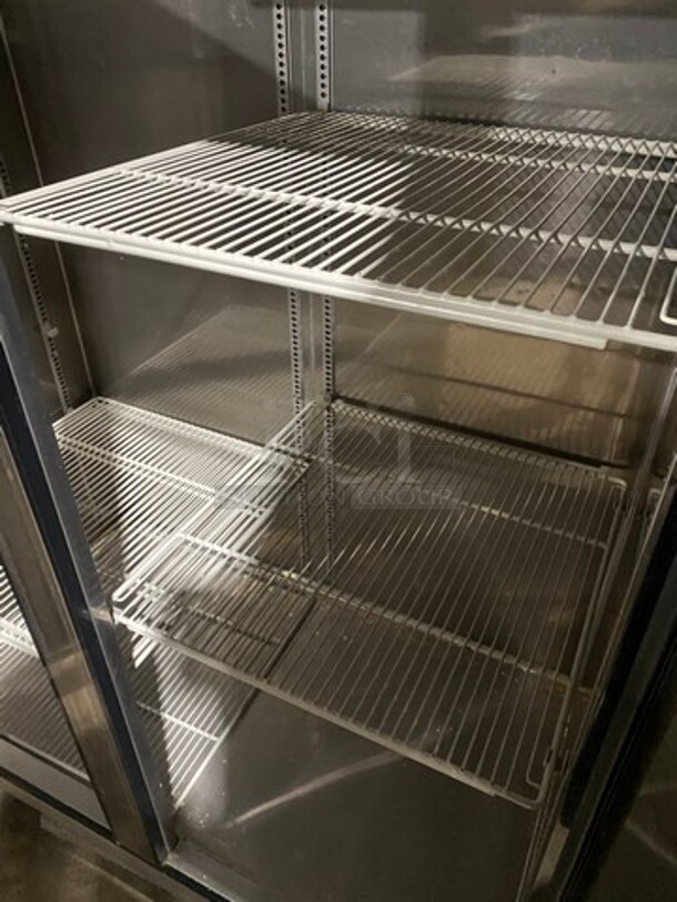 Turbo Air Commercial 2 Door Reach In Freezer! With Poly Coated Racks! Solid Stainless Steel! Model: M3F472 SN: K9F41A4002 115V - Image 6 of 11