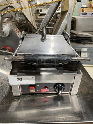 Cecilware Stainless Steel Countertop Electric Panini Sandwich Grill! MODEL SG-1SG 120V 