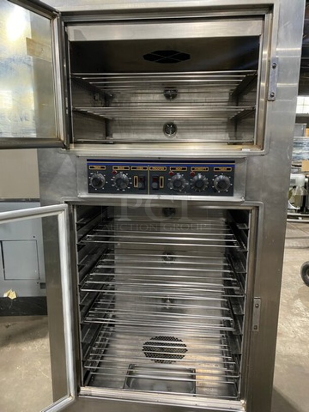 Nuvu Commercial Baking Center Oven Proofer Combo! With Metal Oven Racks! Stainless Steel! On Casters! Model: SUB123 SN: 00294610100300010001 120/208V 60HZ 1/3 Phase - Image 5 of 10