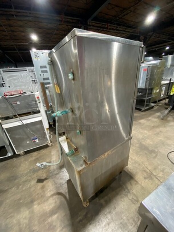 Market Forge Commercial Dual Cabinet Convection Steam Cooker! All Stainless Steel! On Legs! Model: EJ10E SN: 8071310EE3505 208V 60HZ 1/3 Phase - Image 4 of 12