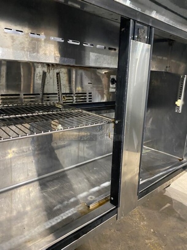 Turbo Air Commercial Refrigerated Sandwich Prep Table! With 2 Door Storage Space Underneath! All Stainless Steel! On Casters! Model: TST48SD 115V 60HZ 1 Phase - Image 6 of 10