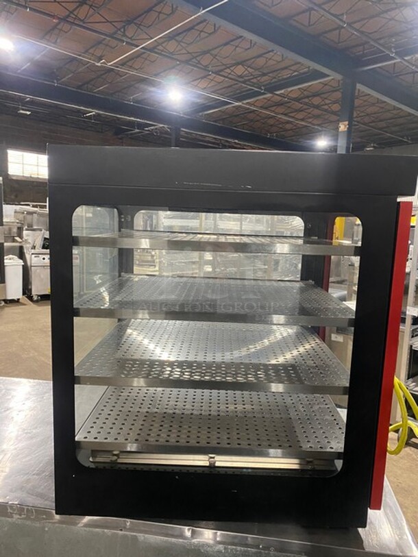 2019 Late Model! Hebvest Countertop Hot Display Case Merchandiser! Model PD04HT Serial C851903018-UF7W! 120V 1 Phase! - Image 4 of 9