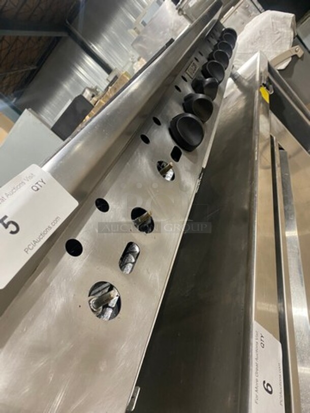 SWEET! Vulcan Commercial Countertop Natural Gas Powered Char Broiler Grill! Stainless Steel Body! On Small Legs! - Image 7 of 9