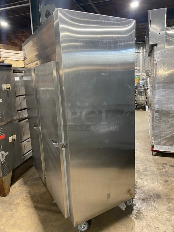 GREAT! Traulsen Stainless Steel Two Door Reach In Freezer! On Commercial Casters!  Working When Removed! MODEL ALT232WUT SN:227187 208-115V 1PH - Image 2 of 10