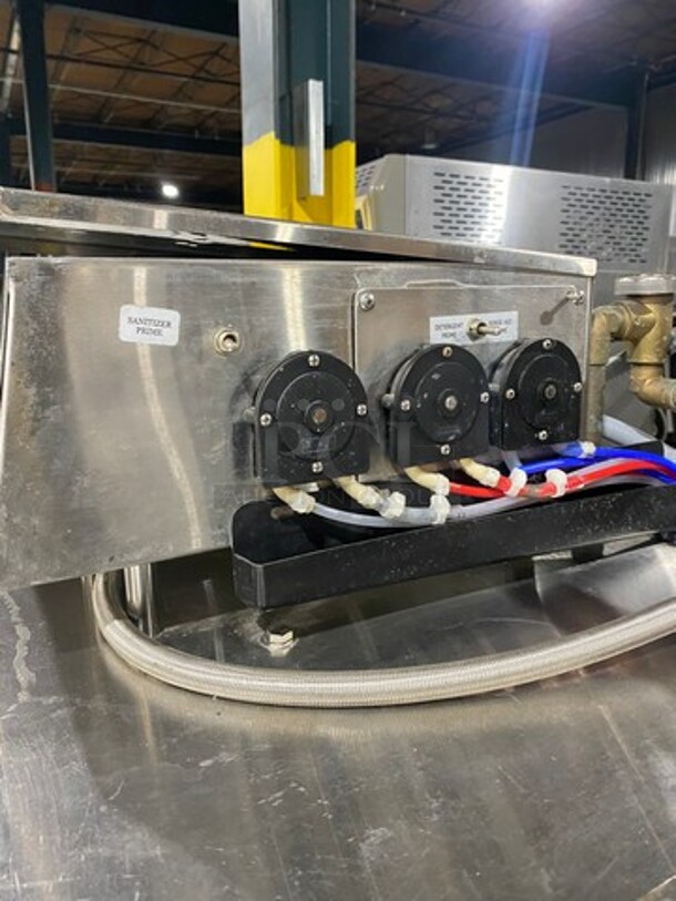 Jackson Ecolab Commercial Pass-Through Dishwasher Machine! All Stainless Steel! On Legs! Model: ES200 SN: 14I297114 115V 60HZ 1 Phase - Image 12 of 12