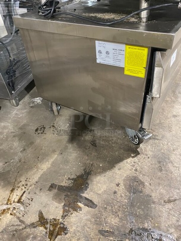 Ikon Commercial Refrigerated Chef Base! With 2 Drawer Storage Space! All Stainless Steel! On Casters! Model: KCBR60 SN: KCBR608145173 115V 60HZ 1 Phase - Image 3 of 8