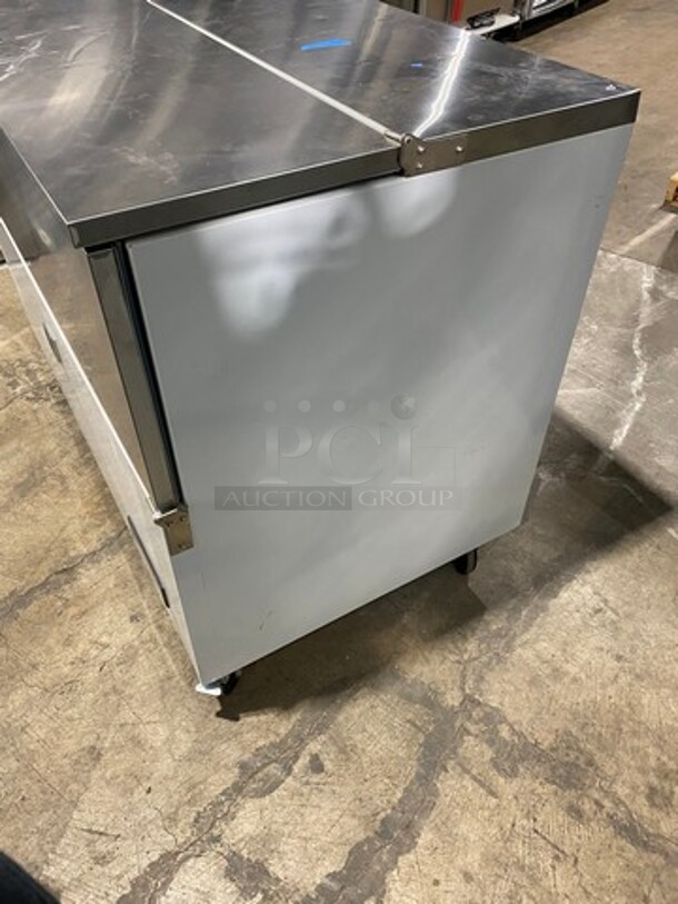 COOL! NEW! SCRATCH-N-DENT! Kelvinator Commercial Refrigerated Milk Cooler! Stainless Steel Body! On Casters! Model: KCHMC58 SN: 91610040 115V - Image 2 of 12
