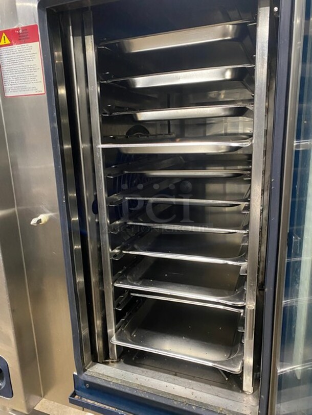 Sweet! Late Model 2016 Alto Shaam Commercial Electric Powered Combitherm Convection Oven! With Underneath Storage Space! All Stainless Steel! On Legs! Working When Removed! - Image 5 of 12