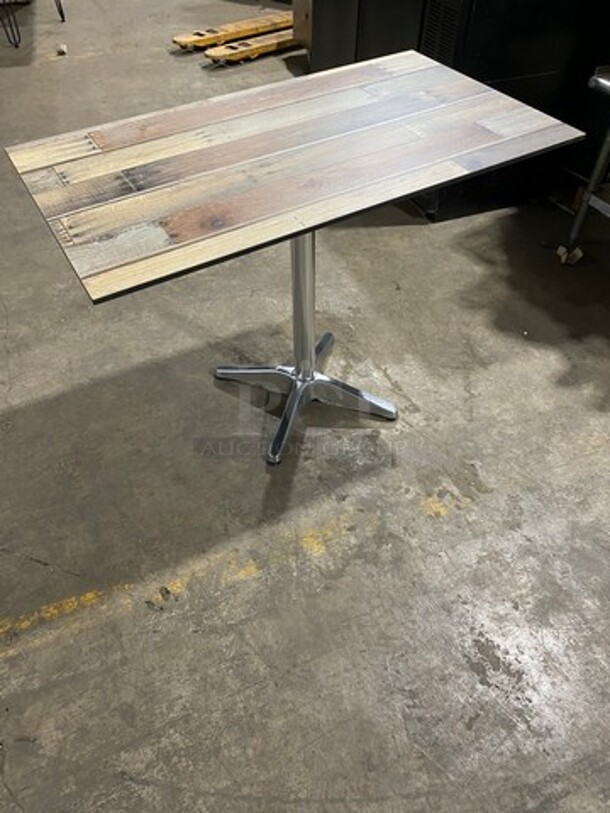 BRAND NEW! HPL - DRIFTWOOD TABLE TOP 24 By 42 Suitable For Indoor/Outdoor Use! High Pressure Laminate! Weatherproof, Scratch and UV-Resistant! Java Finish! - Image 3 of 7