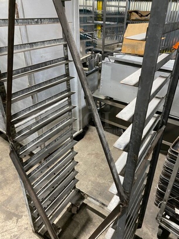 Metal Commercial Pan Transport Rack! On Casters! - Image 5 of 7
