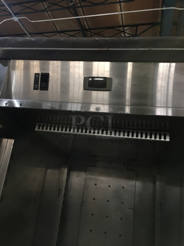 FABULOUS! 2015 FWE Split Door Insulated Warming Cabinet! Holds Full Size Trays! All Stainless Steel! On Casters!  Model: TST-16-CHP SN: 154344901 120V 1 Phase - Image 6 of 8