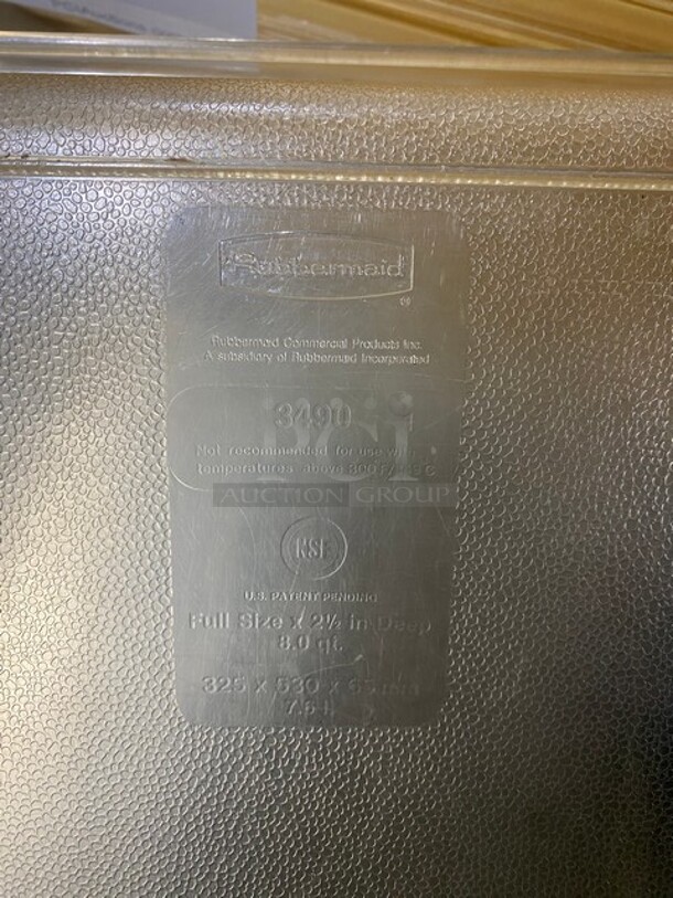 Rubbermaid poly Full Size Pan! 6x Your Bid! - Image 7 of 7