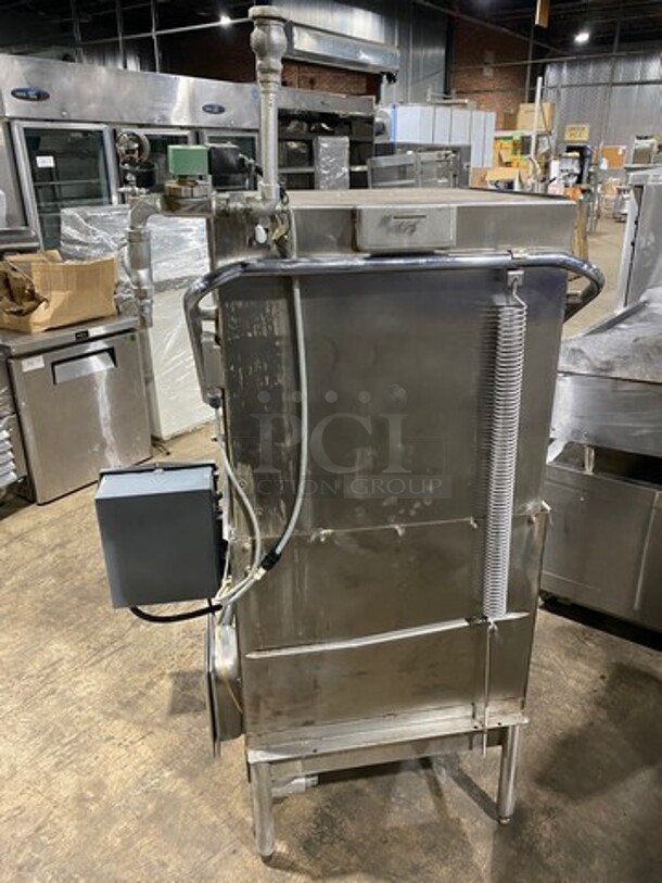 Hobart Commercial Pass-Through Heavy-Duty Dishwasher! All Stainless Steel! On Legs! - Image 3 of 7