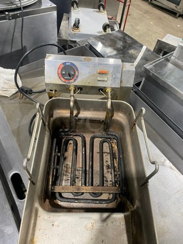 Star Max Countertop 15lb Single Pot Electric Powered Deep Fryer! All Stainless Steel! Model 515ED Serial 5ED00457! 208/240V! - Image 7 of 11