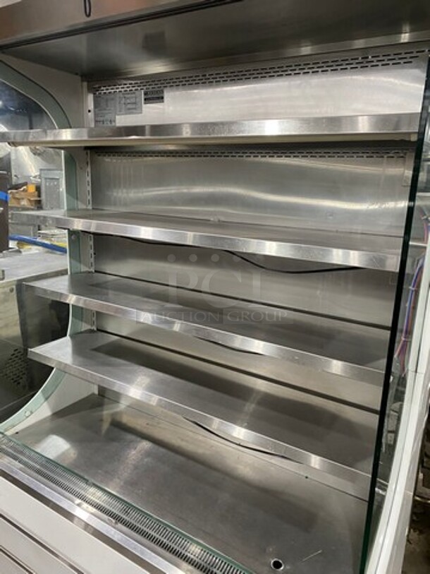Turbo Air Commercial Refrigerated Grab-N-Go Open Case Merchandiser! With View Through Sides! With Front Cover! Model: TOM50W SN: OM50011005 120V 60HZ 1 Phase - Image 5 of 8
