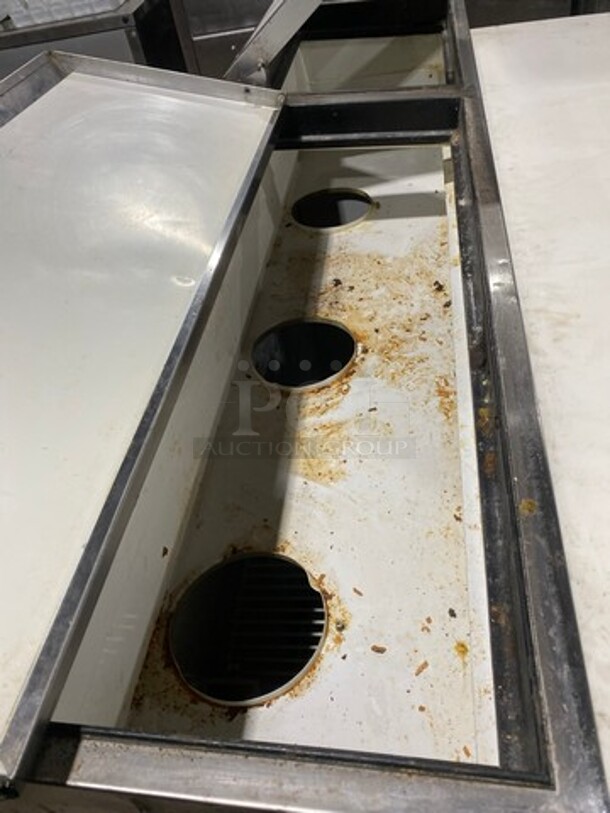 True Commercial Refrigerated Pizza Prep Table! With Commercial Cutting Board! With 2 Door Storage Space Underneath! Poly Coated Racks! All Stainless Steel! On Casters! Model: TPP60 SN: 13730805 115V 60HZ 1 Phase - Image 8 of 10