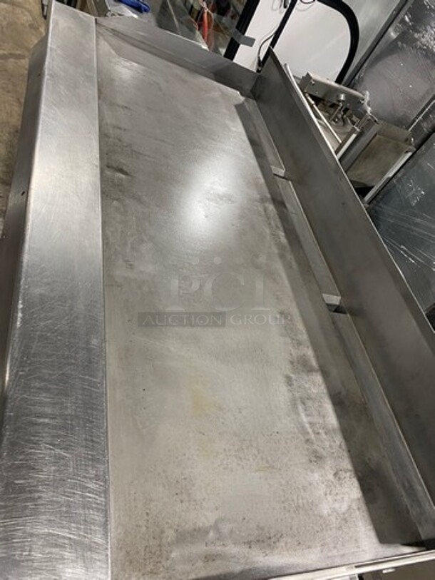 BEAUTIFUL! Garland Commercial Countertop Natural Gas Powered Flat Griddle! With Back & Side Splashes! All Stainless Steel!  - Image 5 of 8