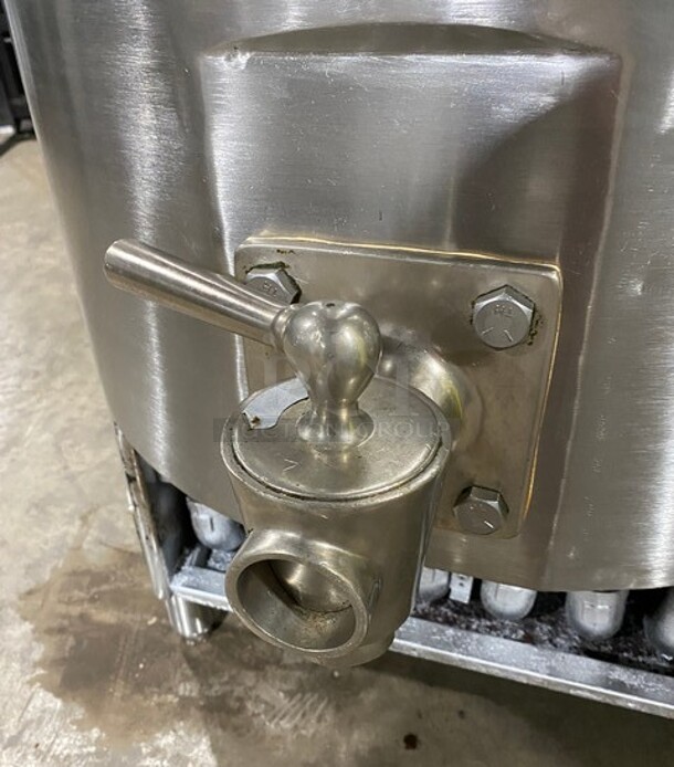 Nice! Vulcan Stainless Steel Jacketed Natural Gas Soup Kettle! On Legs! - Image 6 of 10