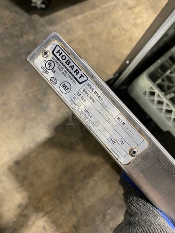 Hobart New Body Style Under The Counter Dishwasher! All Stainless Steel! Model: LXEC SN: 231176137 120V 60HZ 1 Phase - Image 8 of 9