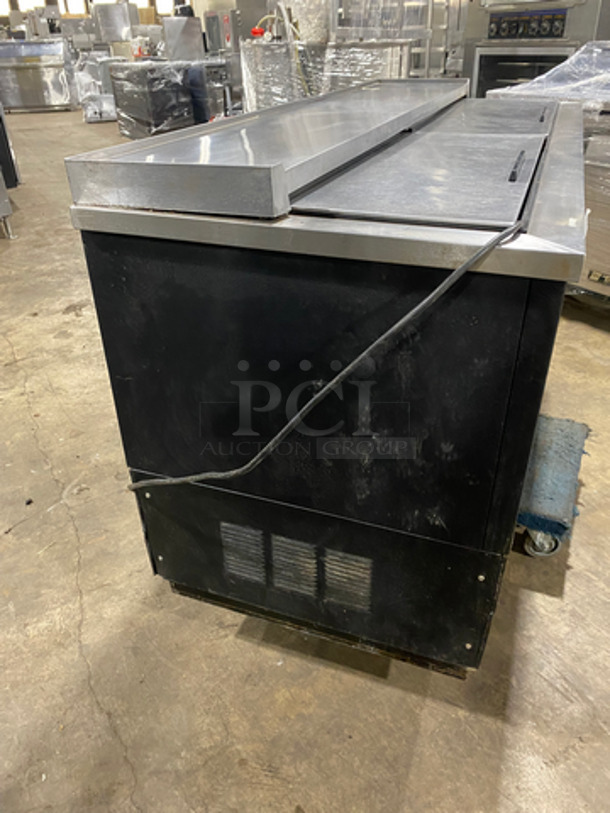COOL! Beverage Air Commercial Under The Bar Beer Bottle Cooler! With 2 Sliding Top Doors! Model: DW64 SN: 8103425 115V 60HZ 1 Phase - Image 2 of 8