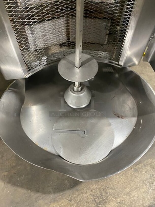 LATE MODEL! 2017 Inoksan Commercial Natural Gas Powered Kebab/ Gyro Machine! All Stainless Steel! Model: PDG400N SN: 37011908007 115V - Image 6 of 10