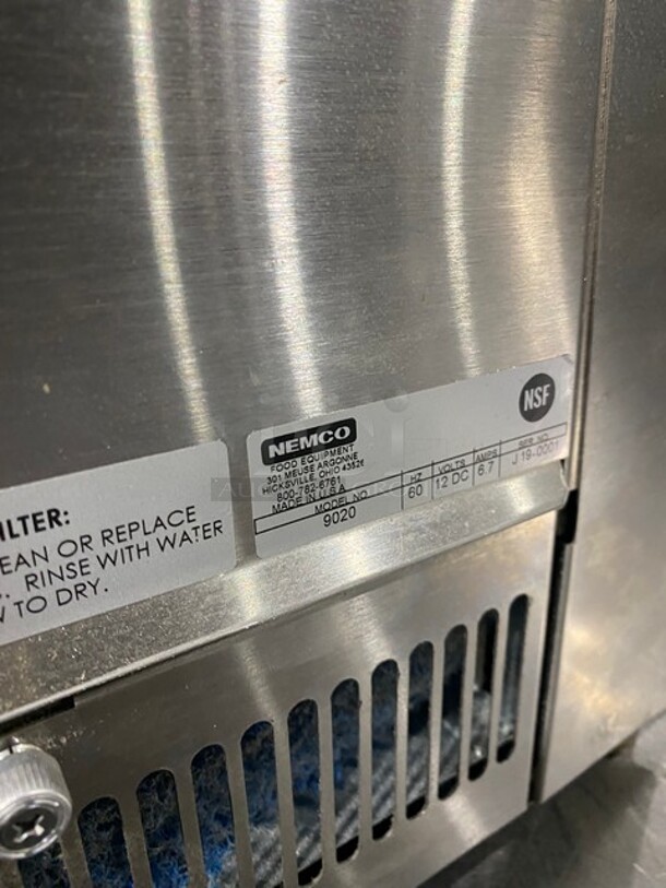 Nemco Commercial Countertop Cold Condiment Chiller! Stainless Steel Body! Model: 9020 SN: J190001 - Image 6 of 7