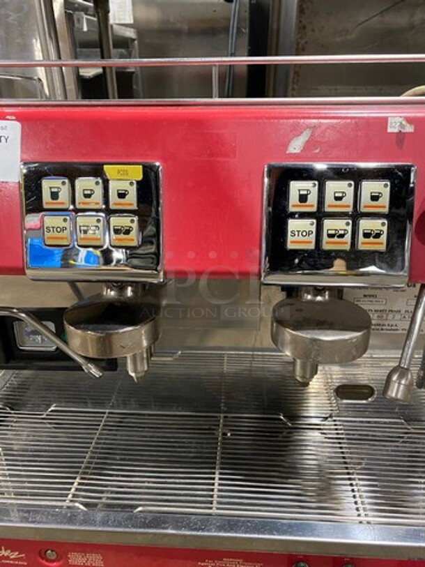 Brasilia Commercial Countertop 2 Group Espresso Machine! Stainless Steel! Model: 205EXFNCDIG2 SN: 229647 230V 60HZ 2 Phase - Image 5 of 9