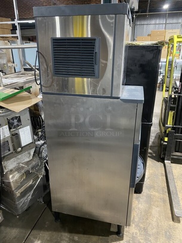 Scotsman Prodigy Series Air Cooled Ice Machine On Bin With Dispenser! Model CO322MA-1A Serial 08091320G12741! 115V 1 Phase! On Legss!  - Image 2 of 8