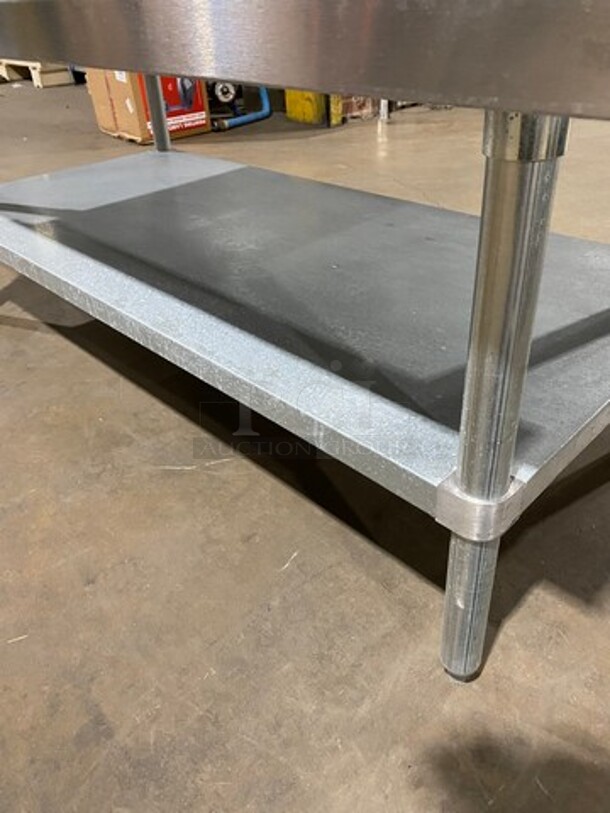 LIKE NEW! Heavy Duty Solid Stainless Steel Equipment Stand! With Storage Space Underneath! On Legs! - Image 6 of 9