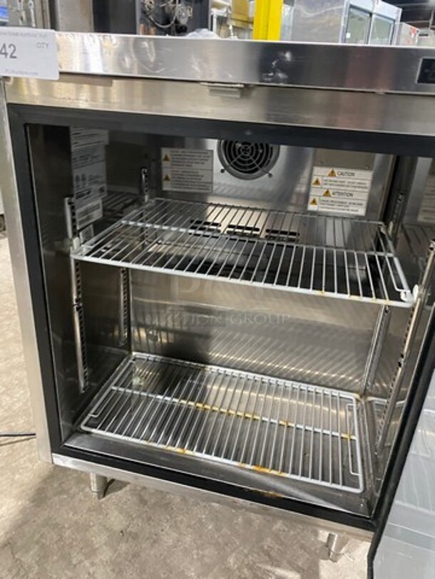 Turbo Air Commercial Single Door Lowboy/ Worktop Cooler! All Stainless Steel! Model: MUR28N711S SN: H2K0U2REX0762 115V 60HZ 1 Phase - Image 5 of 8