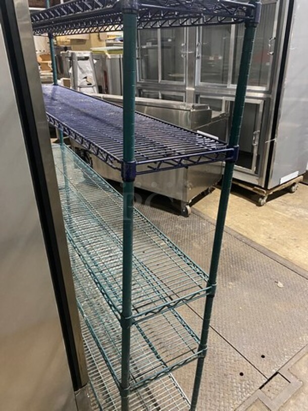 Nexel 5 Tier Shelf! On Legs! BUYER MUST DISMANTLE! PCI CANNOT DISMANTLE FOR SHIPPING! PLEASE CONSIDER FREIGHT CHARGES! - Image 4 of 8