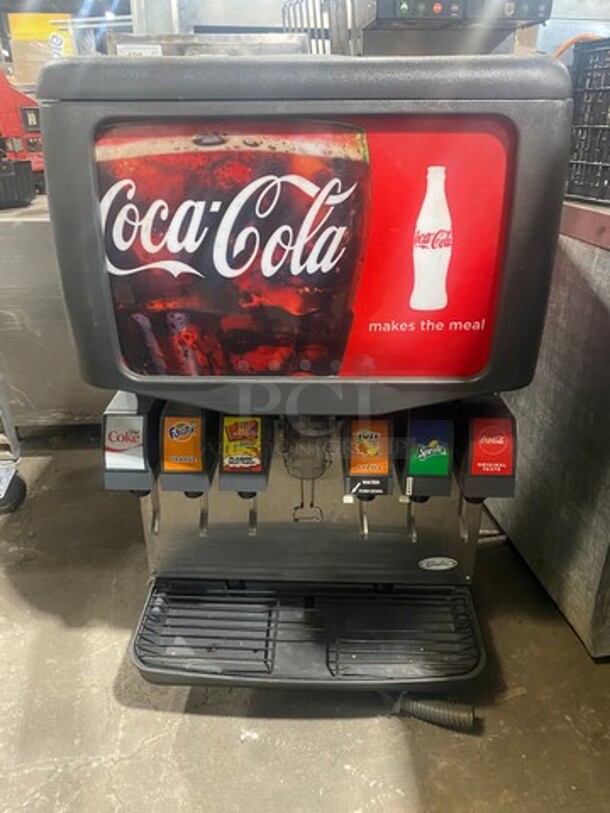Cornelius Commercial 6 Spout And Ice Dispenser Beverage System! Model: ED150BC SN: 7481809ED183 115V 60HZ 1 Phase - Image 1 of 12