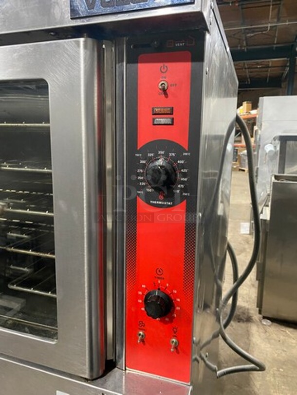 NICE! Vulcan Commercial Electric Powered Double Deck Convection Oven! With View Through Doors! Metal Oven Racks! All Stainless Steel! On Casters! 2x Your Bid Makes One Unit! Model: VC4ED SN: 481871349 480V 60HZ 1/3 Phase - Image 8 of 10