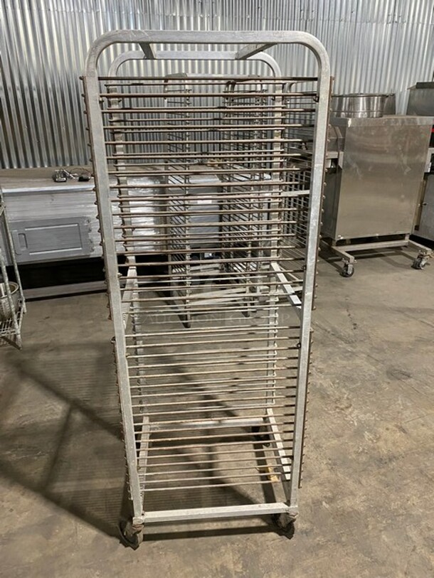 Heavy Duty Commercial 30 Pan Transport Rack! On Casters!  - Image 2 of 4