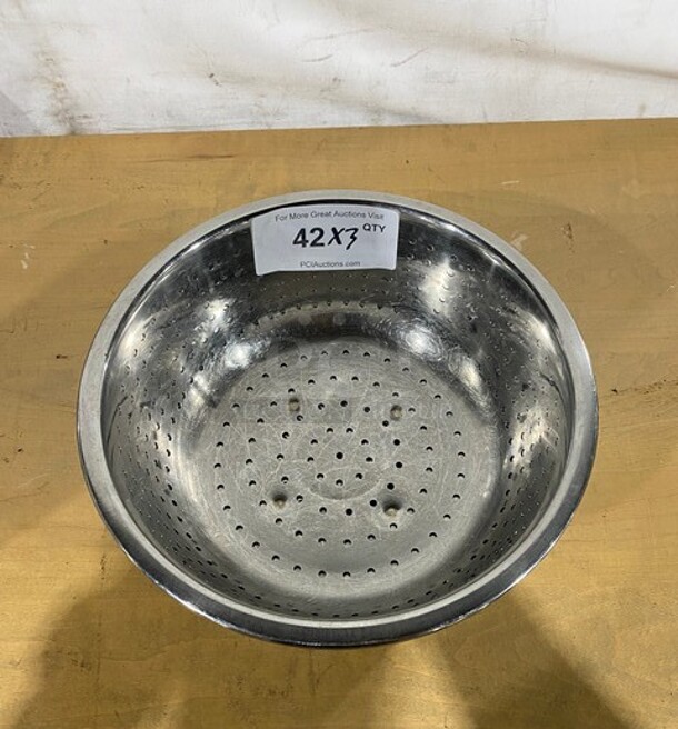 Stainless Steel Strainer! 3X Your Bid! - Image 1 of 6