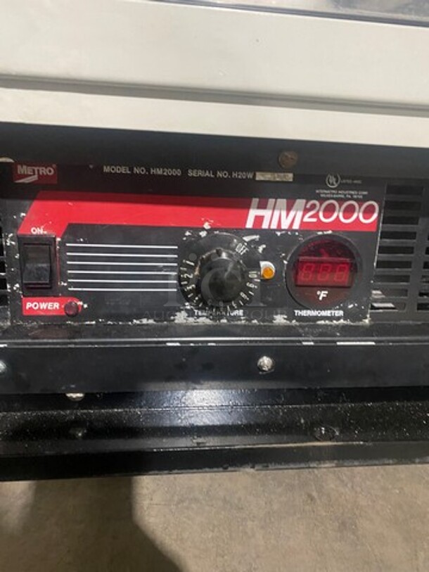 Metro Commercial Heated Holding Cabinet/ Food Warmer! All Stainless Steel! On Casters! Model: C175HM2000 120V - Image 9 of 9