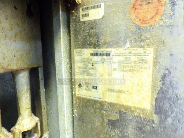 Pitco 40D Natural Gas 40-45lb Stainless Steel Floor Fryer, used for Frying Fish - Image 3 of 3