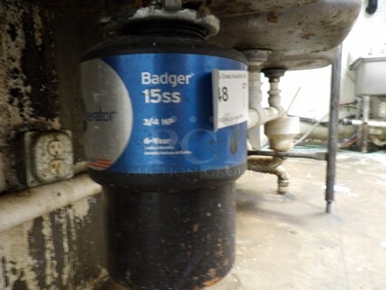 Commercial Garbage Disposal. TESTED AND WORKING
Badger 15ss

**LABOR FOR REMOVAL ADDITIONAL FEE, CONTACT MISSOURI DIVISION FOR LABOR QUOTE OR ADDITIONAL QUESTIONS.