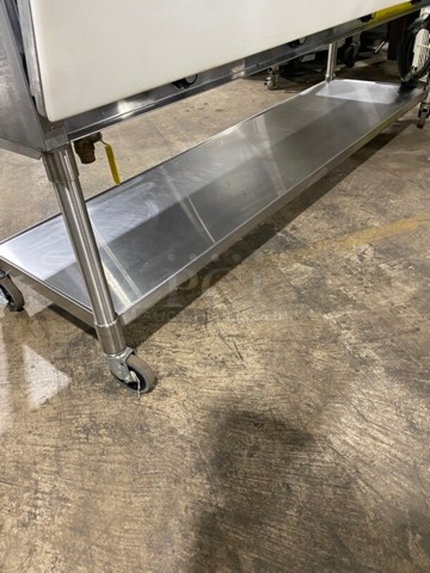 Eagle Commercial Electric Powered 5 Well Steam Table! With Storage Space Underneath! All Stainless Steel! On Casters! Model: YSPHT5 SN: 2008990224 208V 60HZ 1 Phase - Image 8 of 9