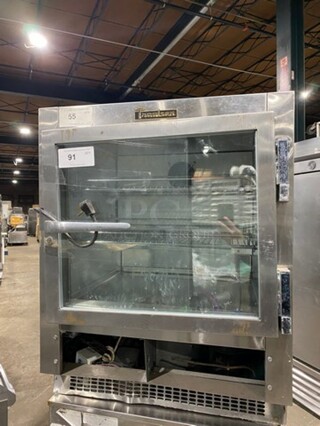 Traulsen Countertop/ Undercounter Single Door Cooler! With View Through Door! Model: UC27WT SN: M5015705M 115V 60HZ 1 Phase