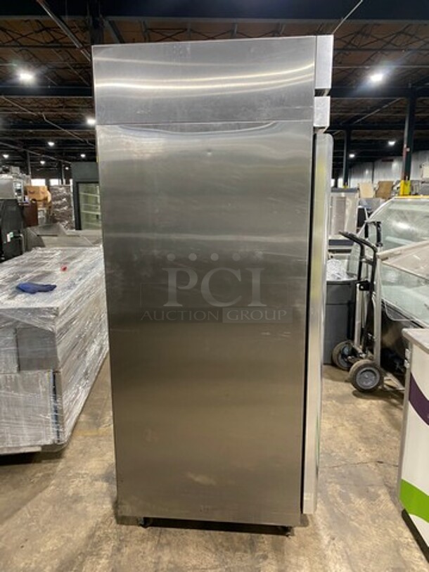 Hoshizaki Commercial Single Door Reach In Cooler! With View Through Door! Stainless Steel Body! On Casters! Model: R1AFGCR SN: L50306E 115V 60HZ 1 Phase - Image 3 of 9