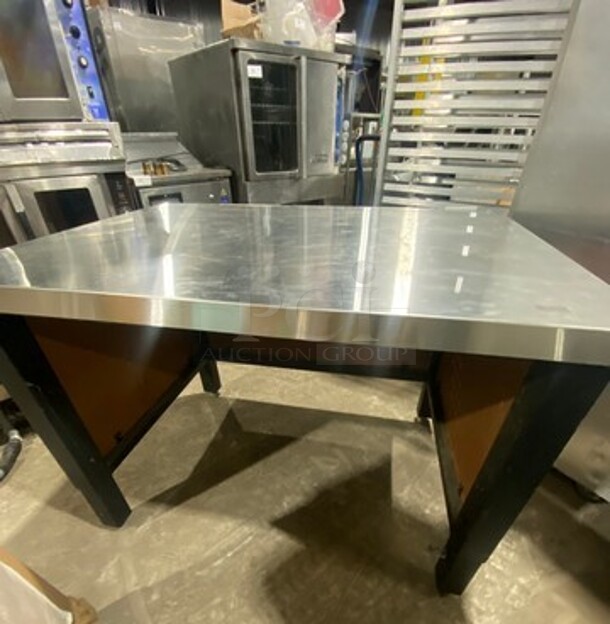 NICE! Wood Top Counter Prep Table! - Image 3 of 7