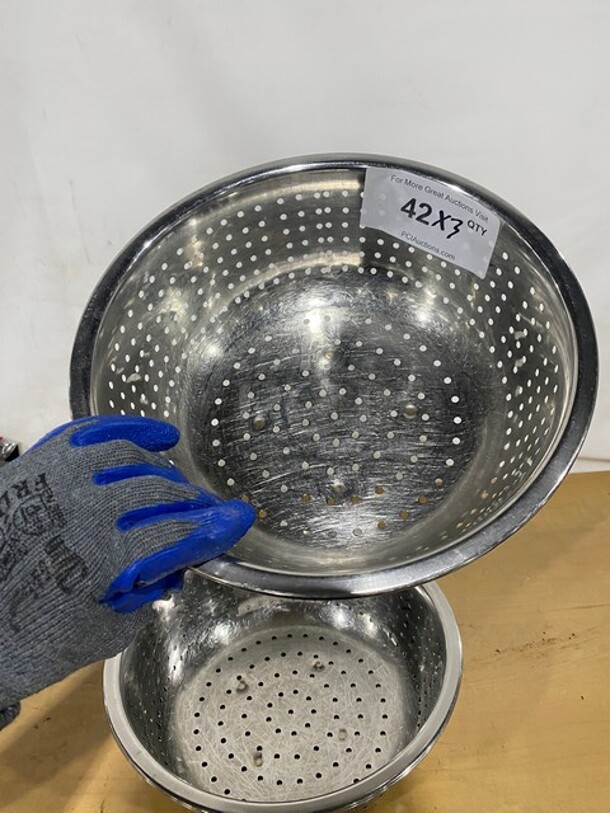 Stainless Steel Strainer! 3X Your Bid! - Image 5 of 6