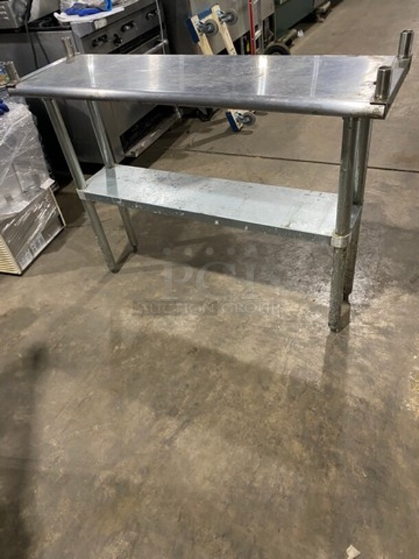 Sapphire Solid Stainless Steel Work Top/ Prep Table! With Storage Space Underneath! On Legs! - Image 4 of 8