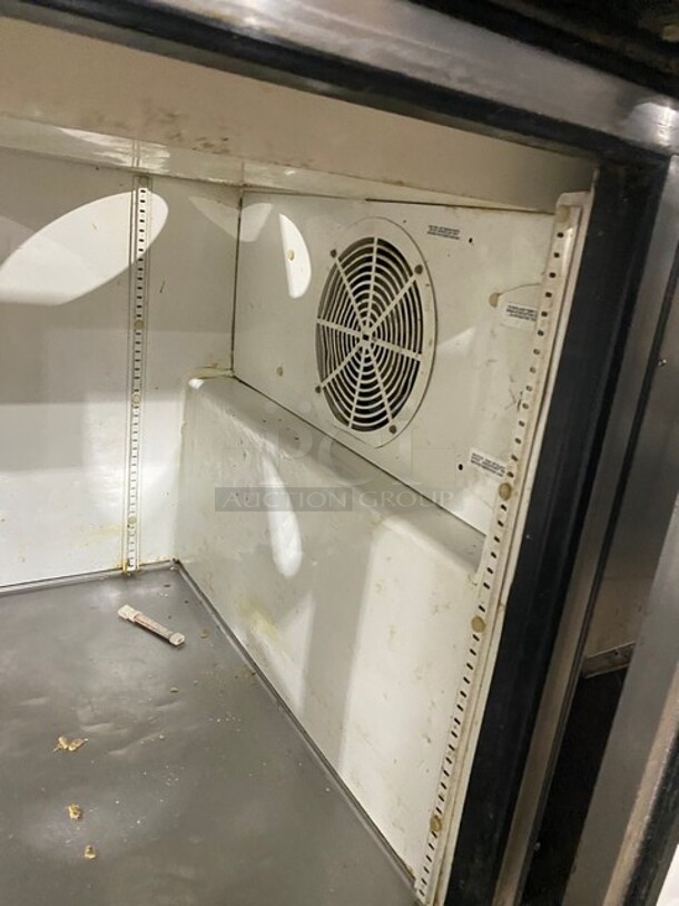 True Commercial Refrigerated Pizza Prep Table! With 2 Door Storage Space Underneath! With Commercial Cutting Board! All Stainless Steel! On Casters! Model: TPP67 SN: 13881450! 115V 1PH! WORKING WHEN REMOVED! - Image 6 of 11