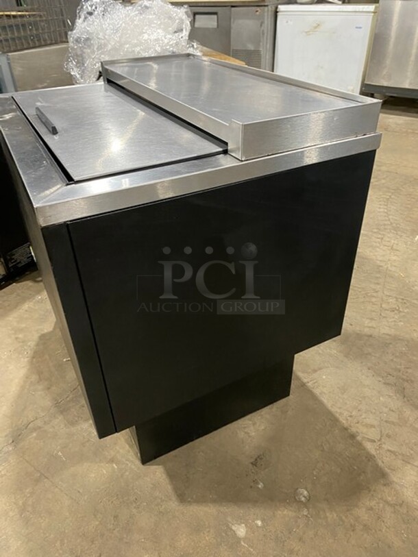 Beverage Air Commercial Underbar Glass Froster! With Sliding Door Access! 115V 1 Phase! Model: GF34L! 
 - Image 3 of 8