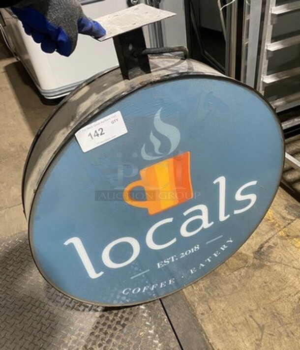 Local Coffee And Eatery Sign! - Image 1 of 5