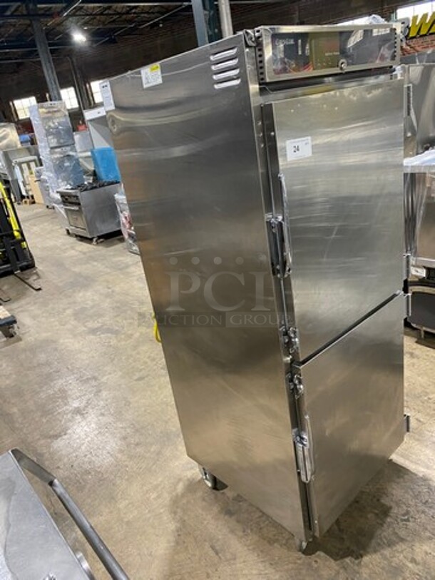 Cres Cor Commercial Electric Powered Split Door Roast-N-Hold Oven! All Stainless Steel! On Casters! Model: RO151FUA12DE4803Z SN: IBIJ0005120853 480V 60HZ 3 Phase - Image 2 of 10