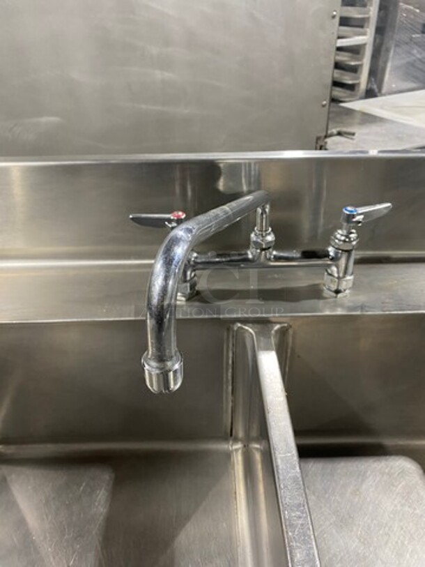 All Stainless Steel Work Top Table With Left Side Hand Wash/Prep Sink! - Image 6 of 8